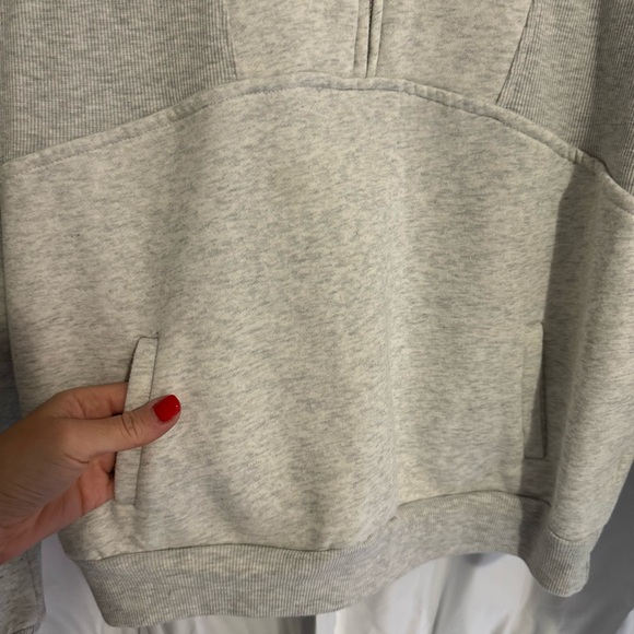 Blencot Gray Quarter Zip Sweatshirt Small - Picture 5 of 8